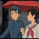 Shun and Umi in a typical action-packed shot from this breathless and nerve-shredding thriller unleashed by Studio Ghibli.